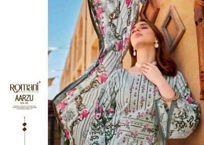Romani Aarzu Vol 9 dress material wholesale manufacturers in India