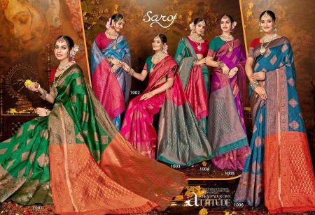 Saroj Ashoka Silk vol.1 saree wholesale saree manufacturers in Surat