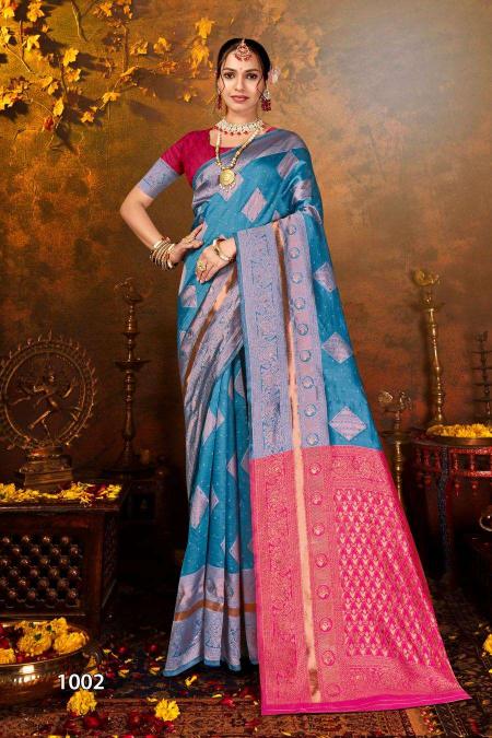 Saroj Ashoka Silk vol.1 saree wholesale saree manufacturers in Surat