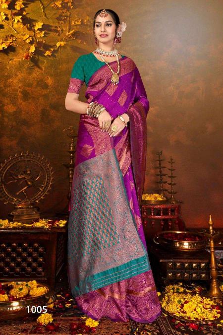 Saroj Ashoka Silk vol.1 saree wholesale saree manufacturers in Surat