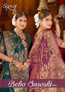 Saroj Bebo Swarovski vol.1 saree wholesale Saree Surat