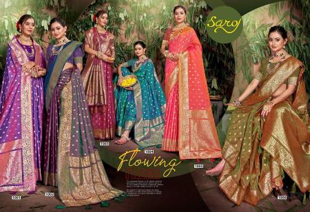 Saroj Gowri silk Vol.4 50*600 silk saree with wholesale price in surat