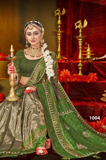 Saroj Manushri tissue jharkan vol.4 Tissue silk saree in surat 