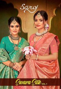   Saroj Swara silk vol.1 saree wholesalers of Saree in Surat