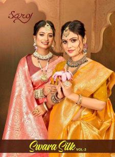 Saroj Swara silk vol.3 Wholesale saree market in Surat