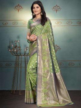 Shourya Silk By Bunawat Silk Saree For Party And Festival Wear Collection in Surat