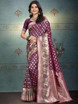 Shourya Silk By Bunawat Silk Saree For Party And Festival Wear Collection in Surat