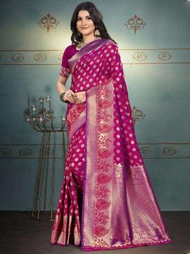 Shourya Silk By Bunawat Silk Saree For Party And Festival Wear Collection in Surat