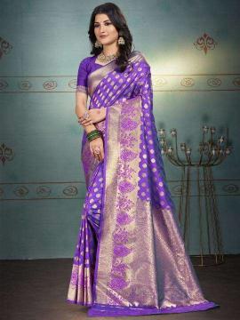 Shourya Silk By Bunawat Silk Saree For Party And Festival Wear Collection in Surat
