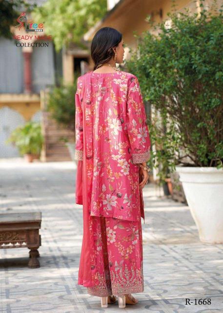 Shree Fabs R 1668 pakistani suits wholesale market in Surat