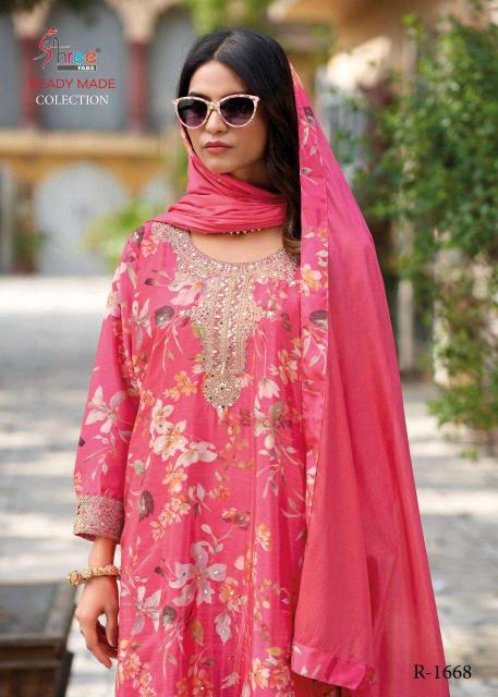 Shree Fabs R 1668 pakistani suits wholesale market in Surat