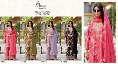 Shree Fabs R 1668 pakistani suits wholesale market in Surat