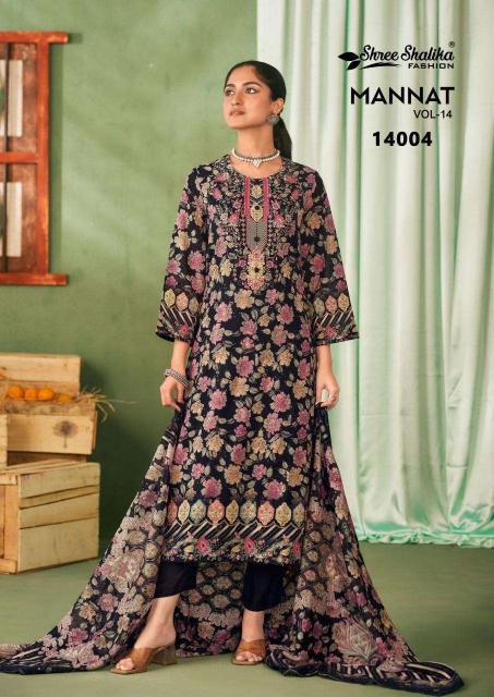 Shree Shalika Mannat Vol 14 salwar kameez manufacturers of Salwar Kameez In India