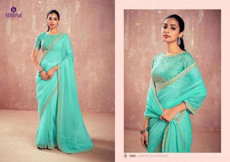 Sirona Shamika chiffon saree wholesalers of Saree in India
