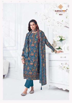 SuryaJyoti Kanika Vol 04 Dress Material manufacturers of wholesale Dress material in Surat 