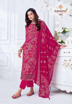 SuryaJyoti Kanika Vol 04 Dress Material manufacturers of wholesale Dress material in Surat 