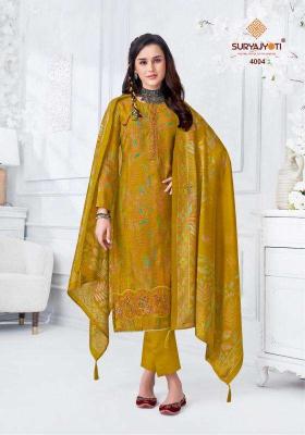 SuryaJyoti Kanika Vol 04 Dress Material manufacturers of wholesale Dress material in Surat 
