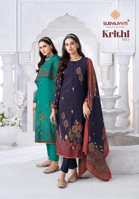SuryaJyoti Krithi Vol-01 – Dress Material - Wholesale Dress material manufacture in Surat