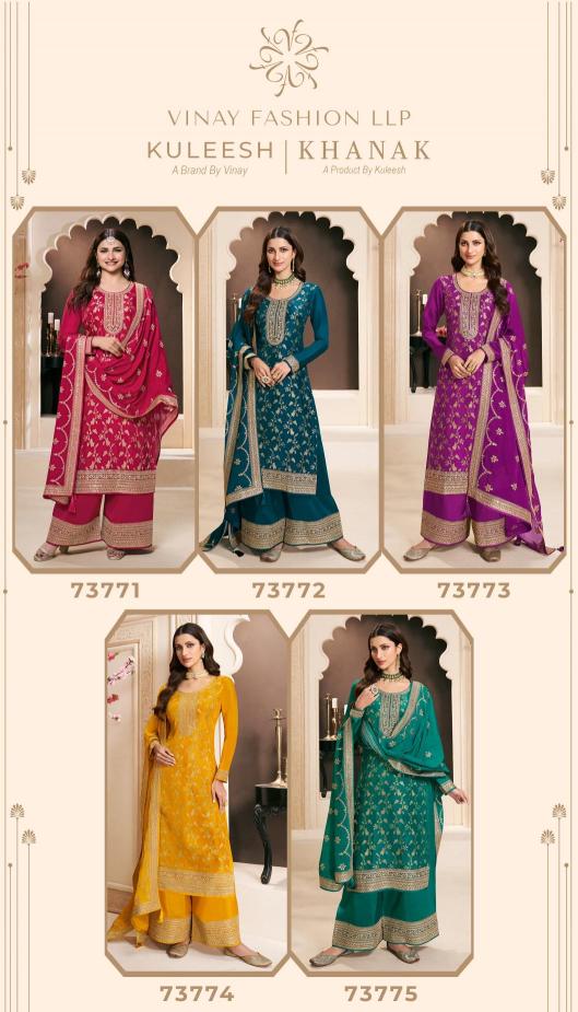 Vinay Kuleesh Khanak Designer Salwar Kameez Wholesaler in India