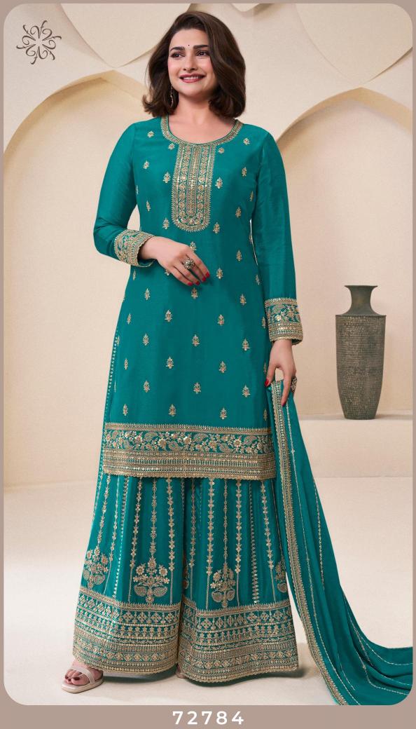 Vinay Kuleesh Sangeet designer salwar kameez wholesale in India