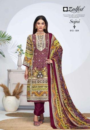 Zulfat Sajni Vol 4 dress material wholesalers of Dress material in Surat