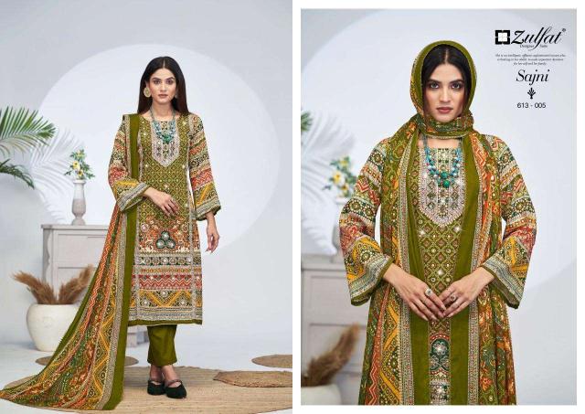 Zulfat Sajni Vol 4 dress material wholesalers of Dress material in Surat
