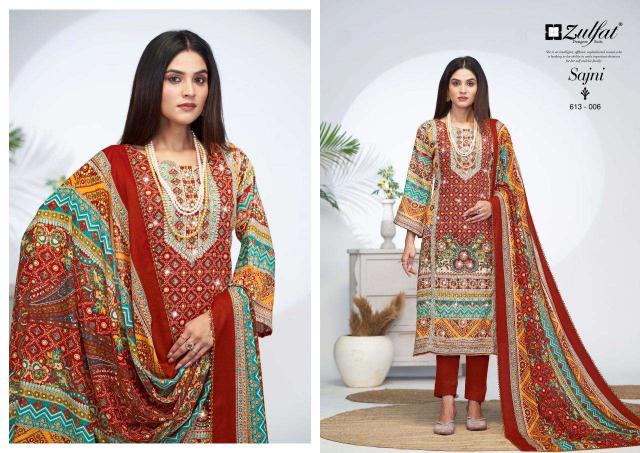 Zulfat Sajni Vol 4 dress material wholesalers of Dress material in Surat