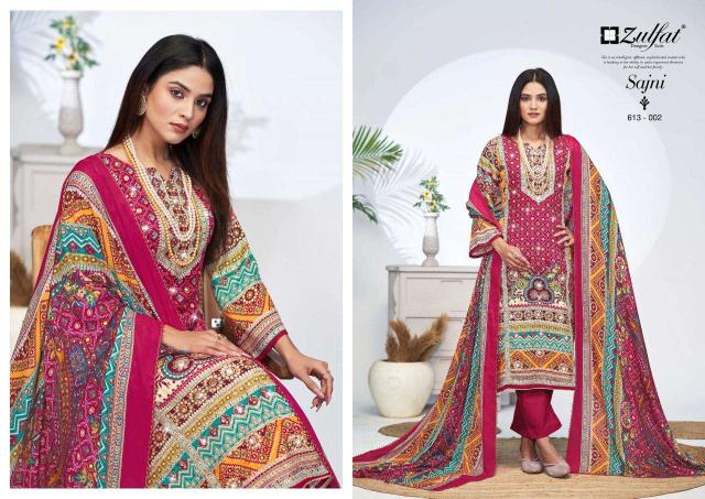 Zulfat Sajni Vol 4 dress material wholesalers of Dress material in Surat