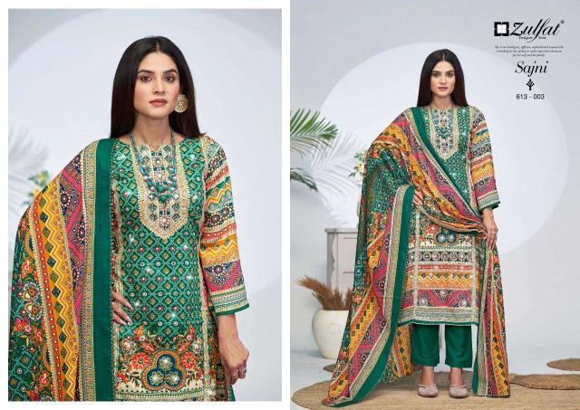 Zulfat Sajni Vol 4 dress material wholesalers of Dress material in Surat
