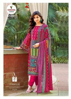 Aadat volume 1 by Vandana fashion cotton printed dress material wholesaler in surat