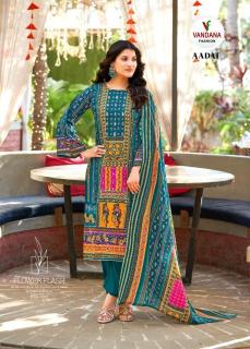 Aadat volume 1 by Vandana fashion cotton printed dress material wholesaler in surat