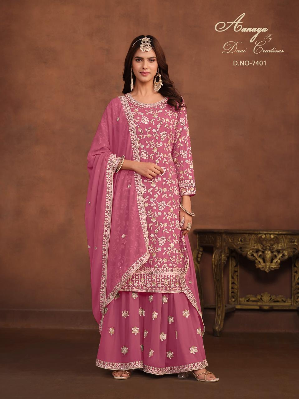 Aanaya Vol 174 Georgette Designer Salwar Kameez Collection wholesale market in Surat