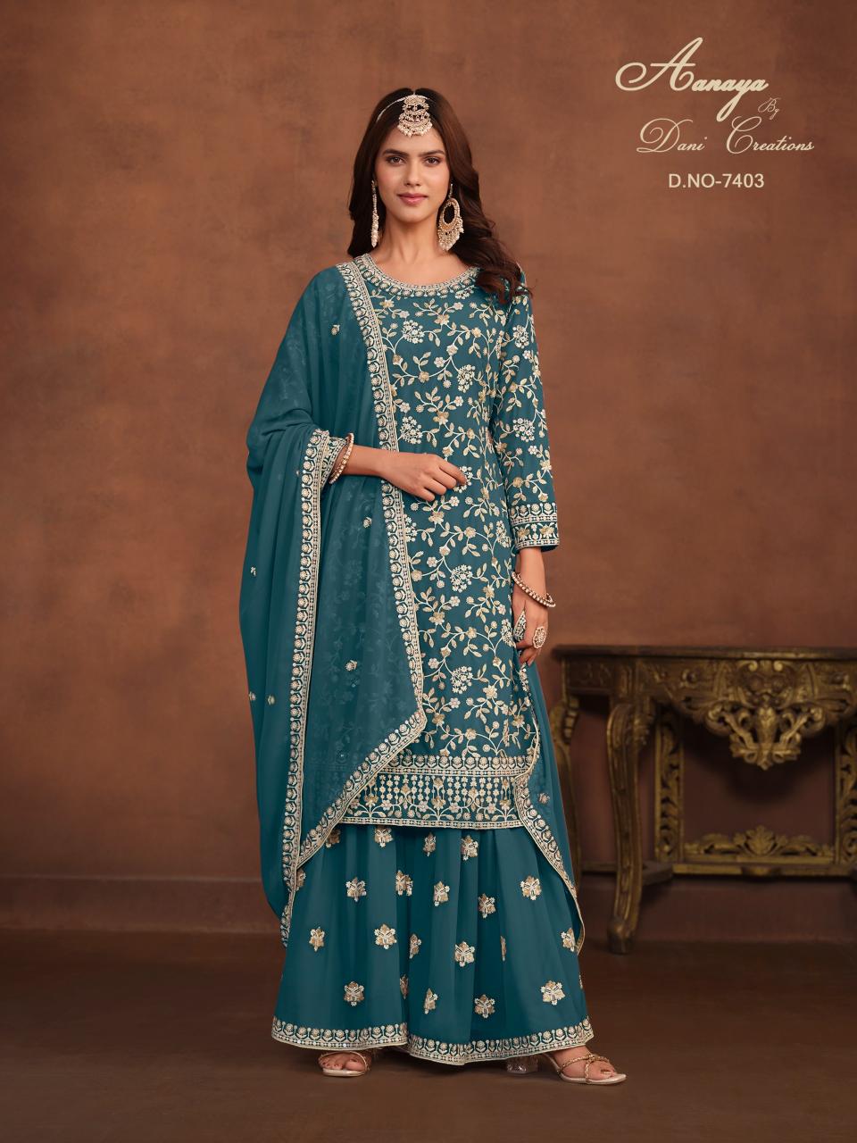 Aanaya Vol 174 Georgette Designer Salwar Kameez Collection wholesale market in Surat