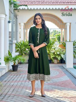 Aanchi Srida Catalog kurti designs catalogue kurti design for stitching