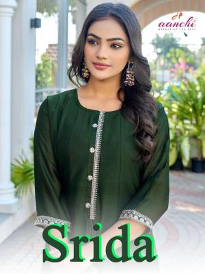 Aanchi Srida Catalog kurti designs catalogue kurti design for stitching