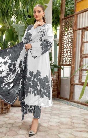 Aasha 1023 A And B Chiffon Dupatta Pakistani Salwar Kameez Wholesalers in Surat