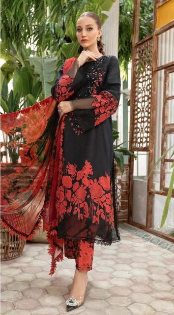 Aasha 1023 A And B Cotton Dupatta Pakistani Salwar Kameez wholesale manufacturers in Surat