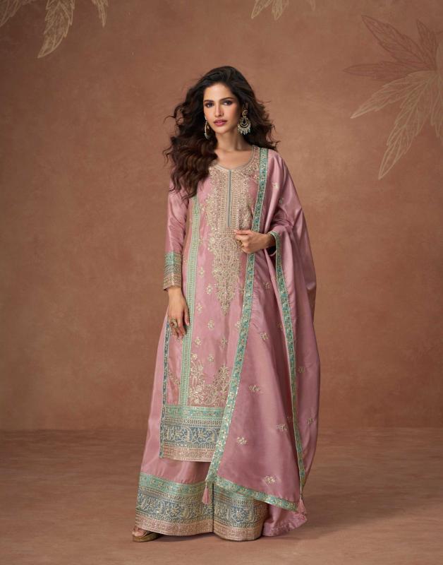 Aashirwad Tashi Organza Shimmer Silk Salwar Kameez Collection wholesale market in Surat