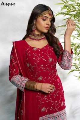 Aayaa vol 21 Catalog kurti with sharara catalogue wholesale in surat