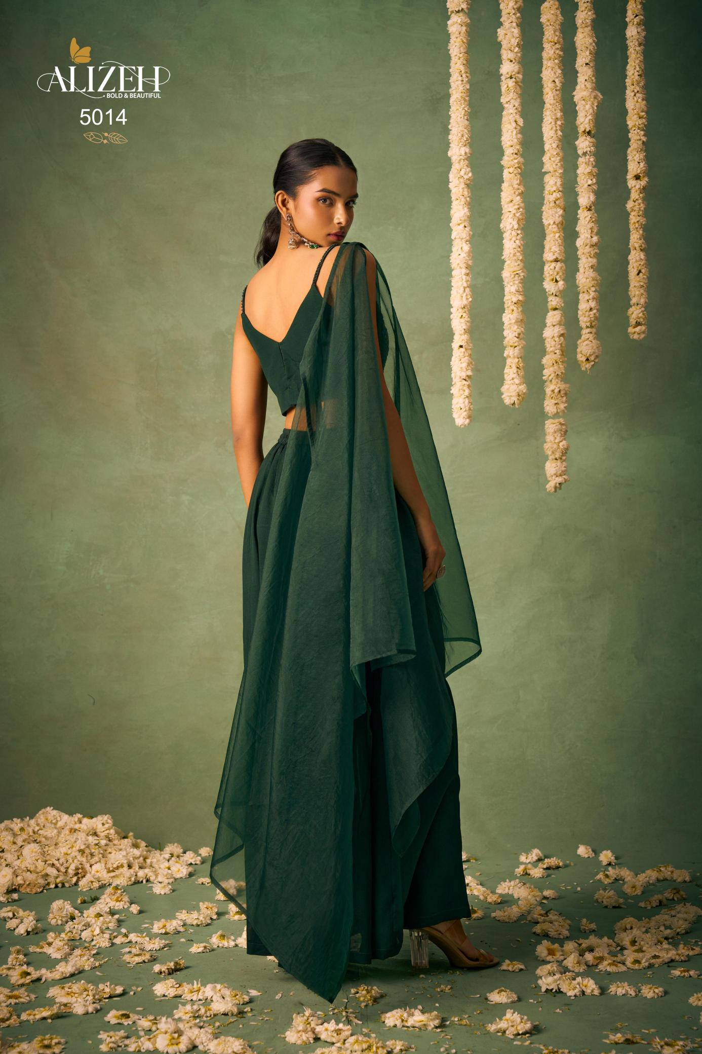 Alizeh Bahaar Chinon Designer Indo Western Collection in India