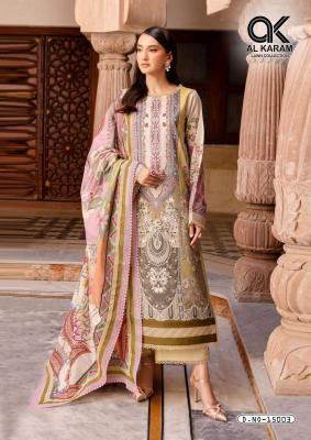 Alkaram Kesariya Vol-15 - Karachi Dress Material - Wholesale Catalog