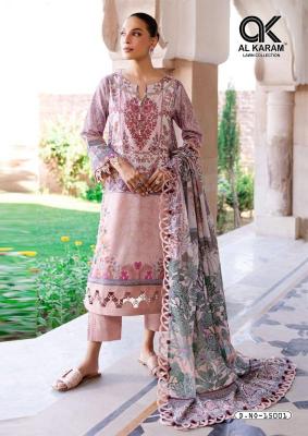 Alkaram Kesariya Vol-15 - Karachi Dress Material - Wholesale Catalog
