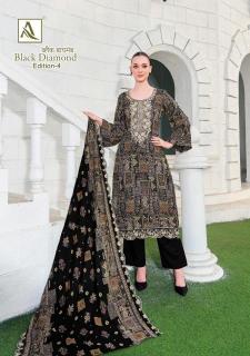 Alok Black Diamond Vol 4 Fancy dress materials wholesale manufacturers in Surat