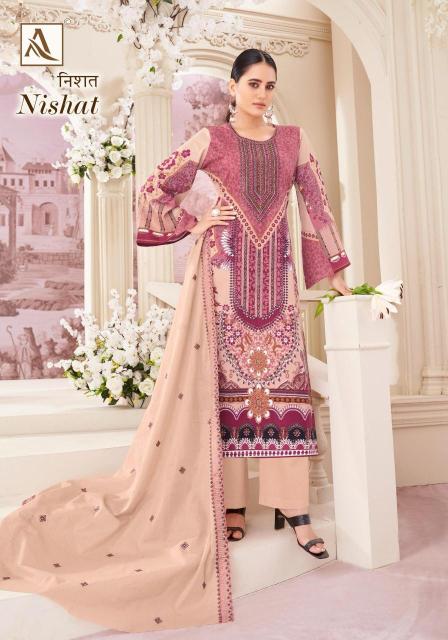 Alok Nishat Catalog wholesale dress material distributors in surat