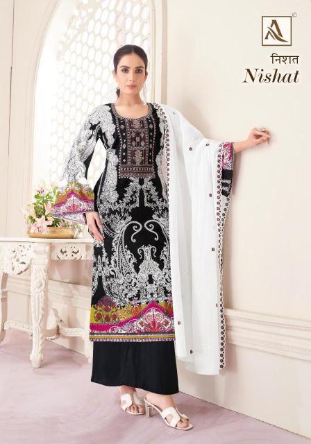 Alok Nishat Catalog wholesale dress material distributors in surat