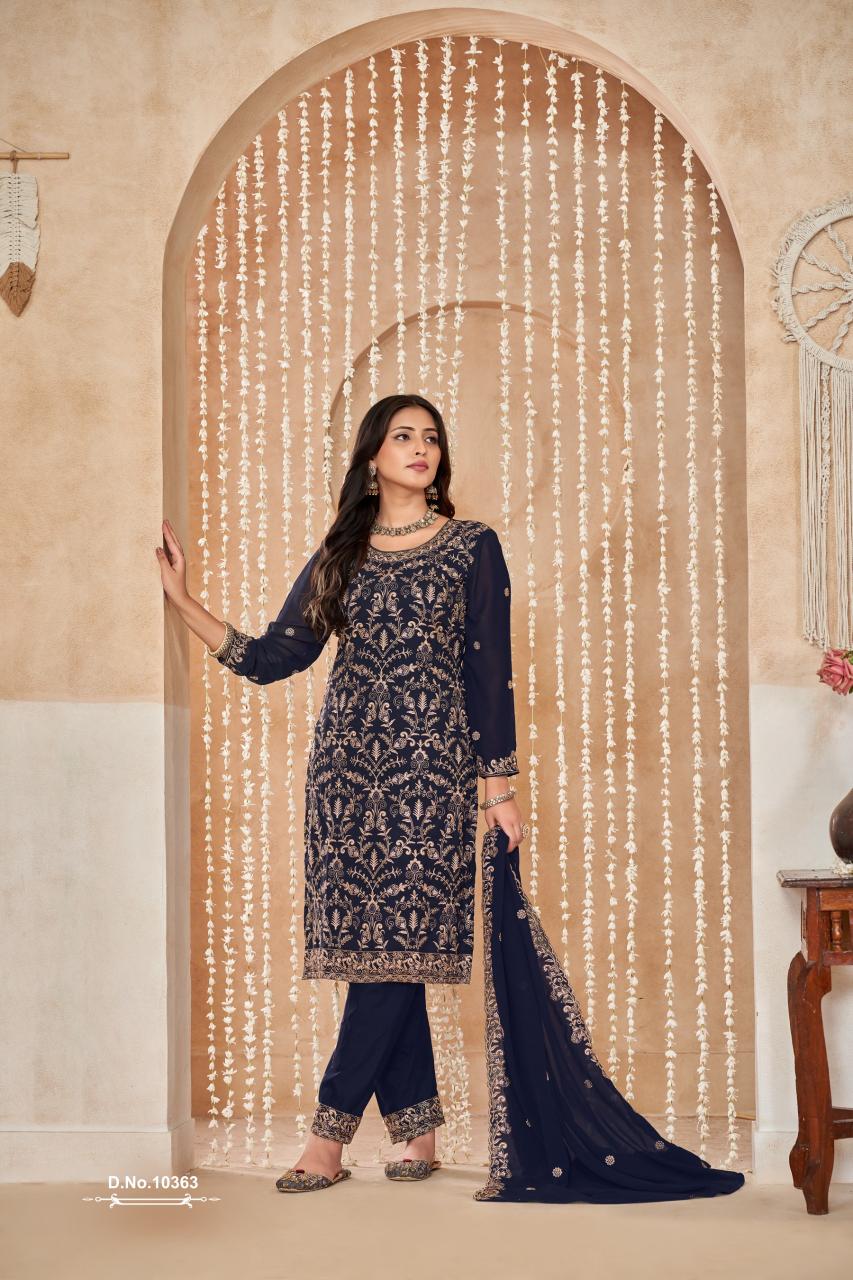 Anjubaa Vol 36 Georgette Designer Salwar Kameez Collection wholesale market in Surat