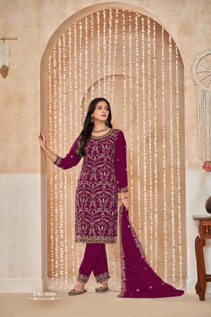 Anjubaa Vol 36 Georgette Designer Salwar Kameez Collection wholesale market in Surat