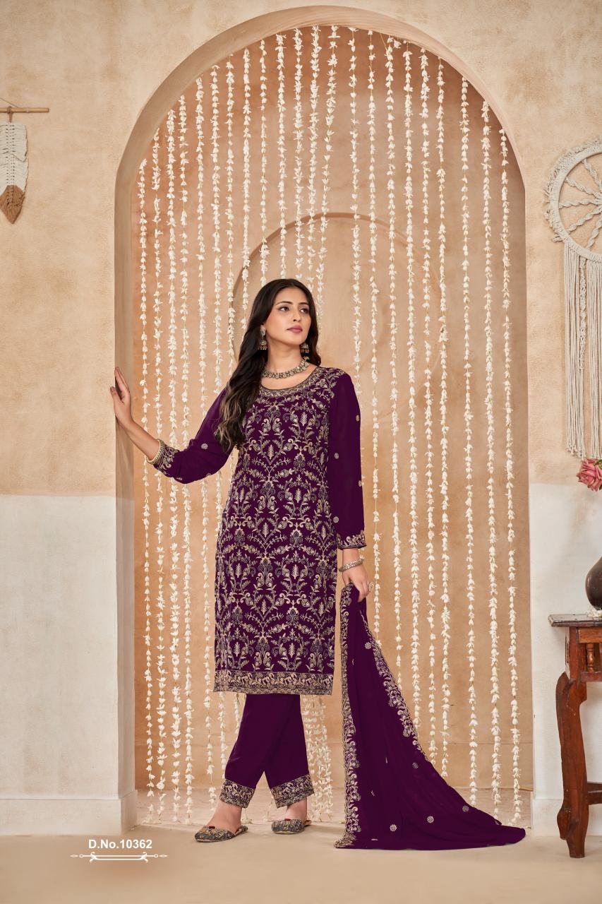 Anjubaa Vol 36 Georgette Designer Salwar Kameez Collection wholesale market in Surat