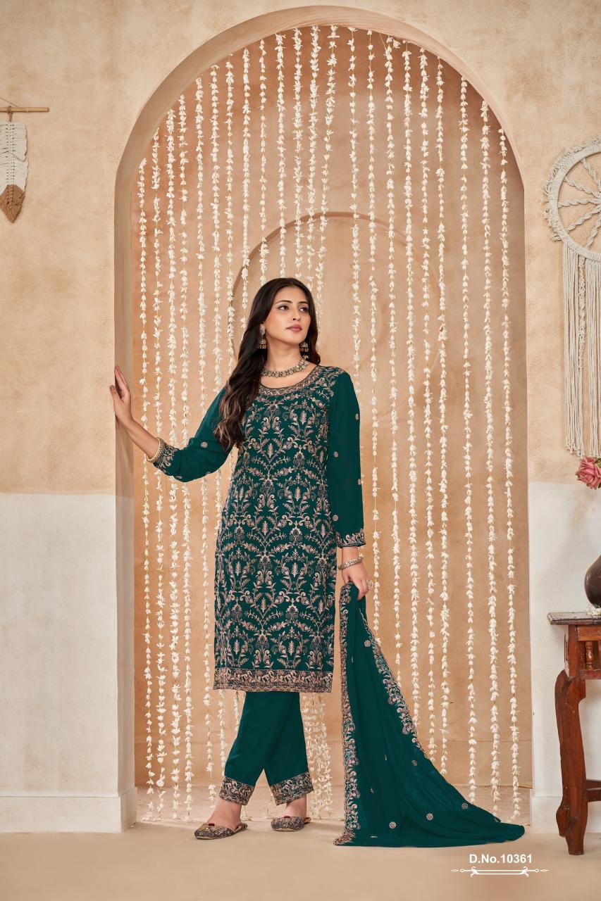 Anjubaa Vol 36 Georgette Designer Salwar Kameez Collection wholesale market in Surat