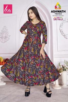 Ashwath Srivalli Volume3 Rayon Printed Kurti Wholesaler In India